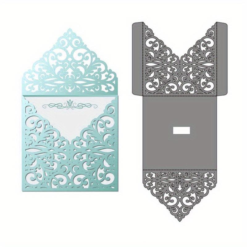 1 шт конверт кружево металлический трафарет для резки трафареты для DIY скрапбукинг / фотоальбом декоративное тиснение DIY бумажная карточка