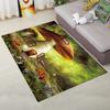 Цветочный пасторальный ковер с 3D принтом, домашний декор, коврики для входной двери, коврики для гостиной, ковры в спальне, детский ковер, коврик для ванной