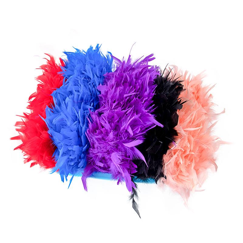 Перья 2 метра Натуральные индюшиные перья Отделка Бахрома Высота 10-15 см Свадебная одежда Украшение платья DIY Лента из перьев Швейные поделки