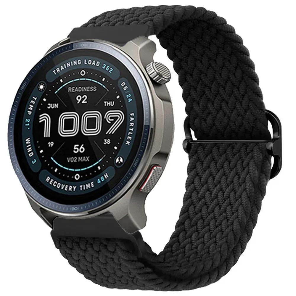 22 мм 20 мм Нейлоновый ремешок для Amazfit Balance 2 1/Bip 6 5 Спортивный браслет Ремешок для часов Correa для Amazfit GTR 47 мм/GTR 4 3/GTS/Active 2