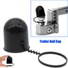 Universal 50Mm Tow Bar Cap Black Durable Caravan Trailer Protection Towing Hitch Tow Ball Cover Car Accessories  Prevent Falling