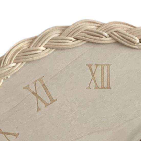 Wall Clock Eye-catching Simplicity Wood Digital Hanging Clock Wall Art Antique Decor for Home