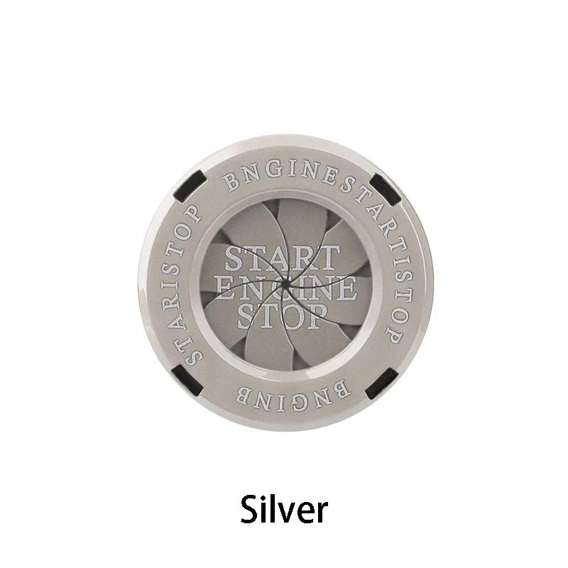 1Pcs Universal Car Start Stop Engine Push Button Cover Ring One-click Start Decor Stickers Alloy Trim Car Styling Accessories