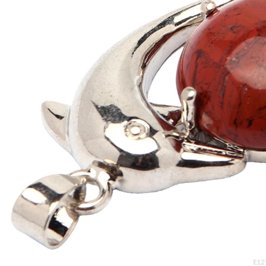 Dolphin Necklace Pendant Durable Keychain DIY Decoration Costume Jewelry Gifts for Party Valentine's