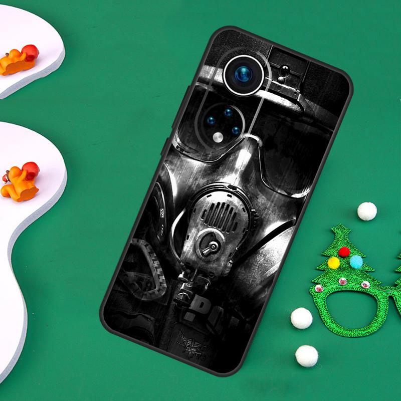 Кейс-газетница с черепом для Honor Magic 7 5 6 Lite 50 70 90 200 Pro X9c X9b X9a X8a X7a X6a X8 X9 X8b Чехол