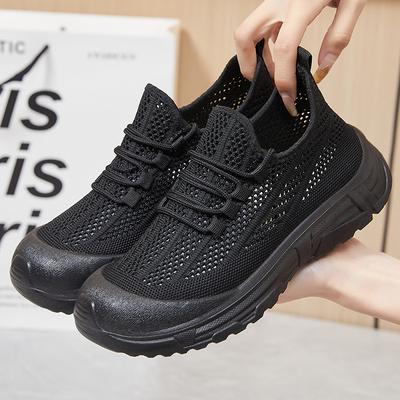 Обувь женская летняя новая дышащая повседневная кроссовки папины кроссовки сетчатая обувь мягкая подошва не устают ноги толстая подошва обувь с закрытым носком обувь для мамы