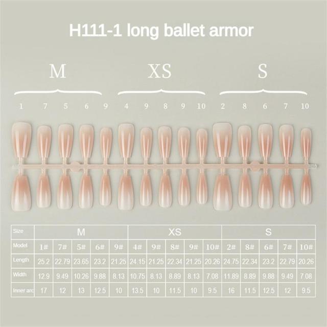 Около 27,5*11 см накладные ногти размазанные доспехи дизайн ногтей готовые накладные ногти розовый акриловый материал 14 стилей фишек для ногтей