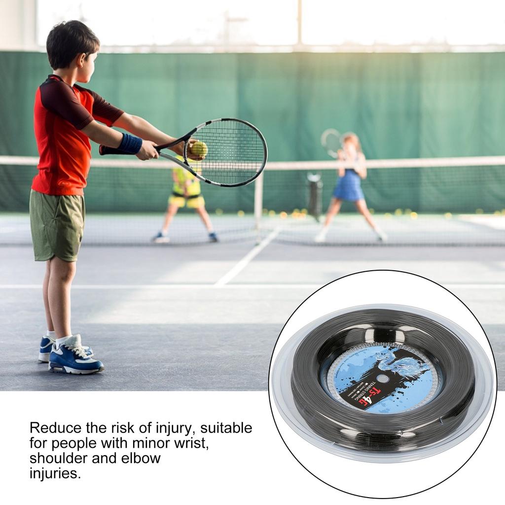 200 м Полиэстеровая теннисная струна Круглая Ударопрочность Жесткая Струна для ракетки 200 м Теннисная струна Круглый Теннисный аксессуар