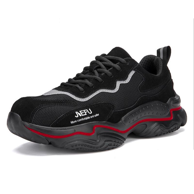 Рабочая защитная обувь. Изолирующая рабочая обувь со стальной головкой, противоразбивающая и непрокалывающая. Легкая дышащая и не впитывающая запах защитная обувь.