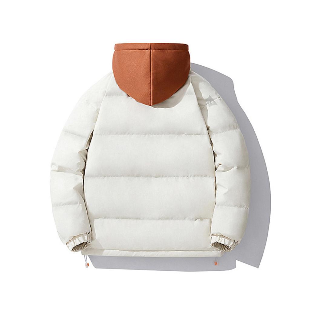 Мужская хлопковая одежда с капюшоном на осень и зиму больших размеров, утепленная теплая хлопковая одежда M-6XL