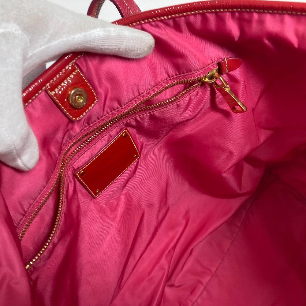 PRADA logo Bag Shoulder Bag Tote Bag Shoulder Bag Nylon / enamel pink