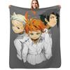 The Promised Neverland Throw Blanket Cozy Warm Blanket for Bed Room Decor