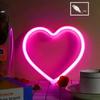 1/2PC Novel Butterfly Love LED Neon Light Girl's Room Birthday Christmas Wedding Party Light Gift USB/BatteryPowered Decor Light