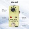 FLAMMA FC13 Phaser Guitar Pedal Analog Phase Effect Mini Pedal Classic Vintage Modern Mode True Bypass Phaser Yellow