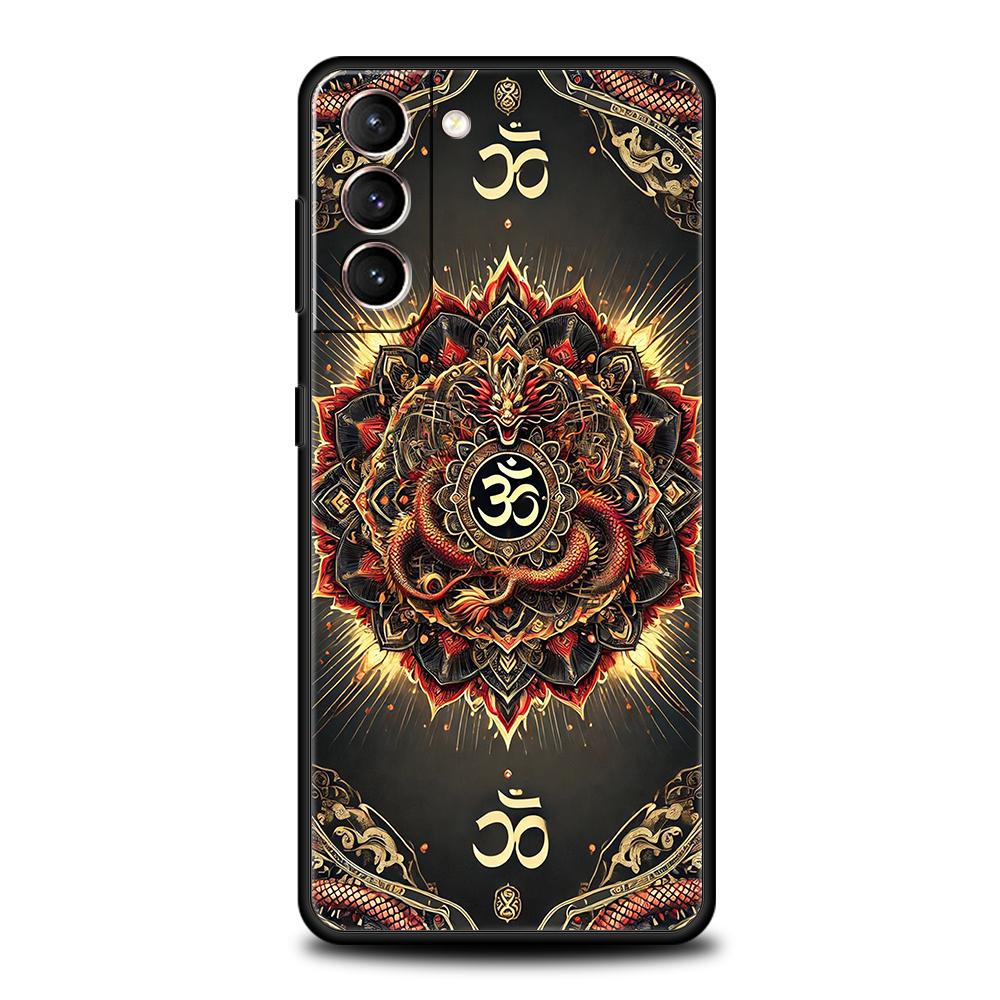 Чехол-бампер с индийским узором мандала для Samsung Galaxy S25 S24 S23 S22 S20 S21 FE Ultra S10 S10E Plus 5G, мягкий ТПУ, чехлы, сумки