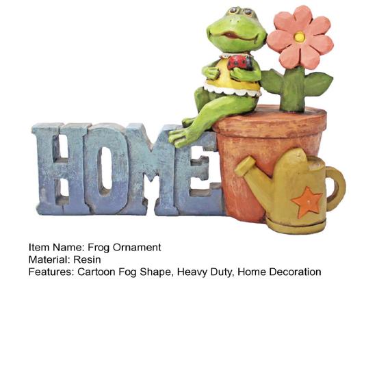 Мультяшный туман статуэтка настольный знак смола письмо добро пожаловать домой лягушка статуя скульптура для внутреннего и наружного сада настольное украшение орнамент