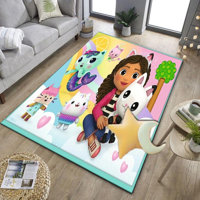 Rainbow Friends Dollhouse Office Rug Chair Mat, Game Carpet, Suitable for Front Door, Bedroom, Living Room, Desk, Holiday Gift