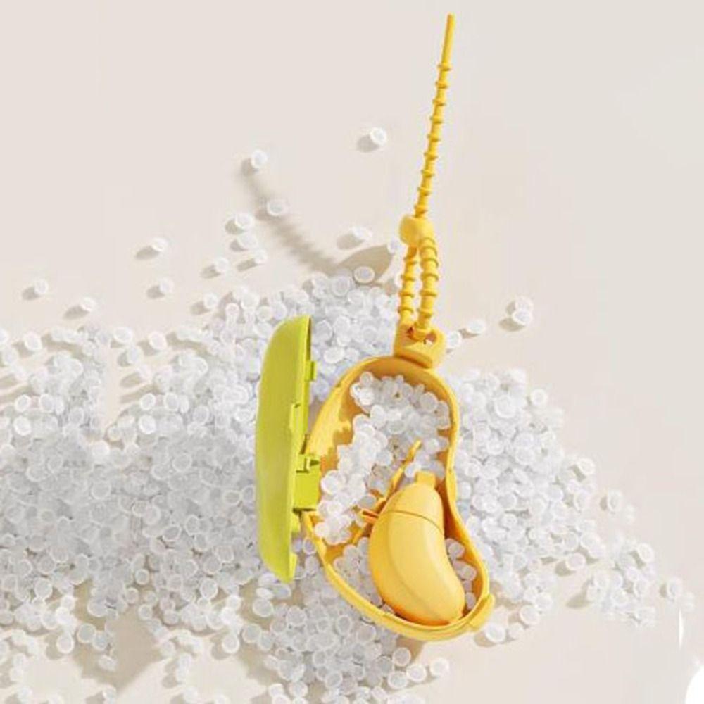 2Set 2 In 1 Banana Shape Toothbrush Cover Dustproof Toothbrush Dust Clamp Travel