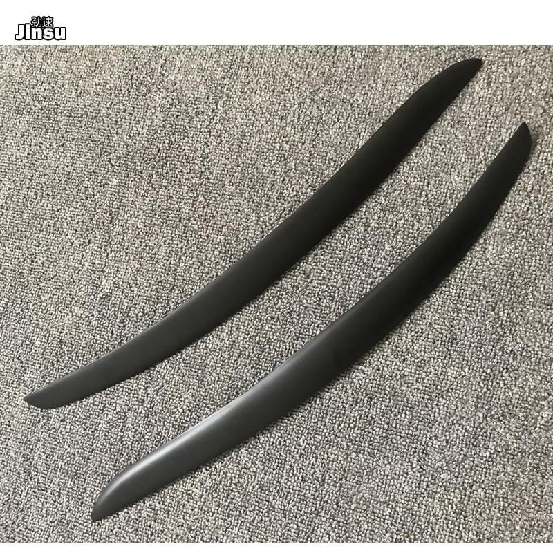 Carbon Fiber Decoration Headlights Eyebrows For BMW 3 Series Coupe E92 E93 2006 - 2008 E90 M3 Fiber Glass Primer Eyelids Cover