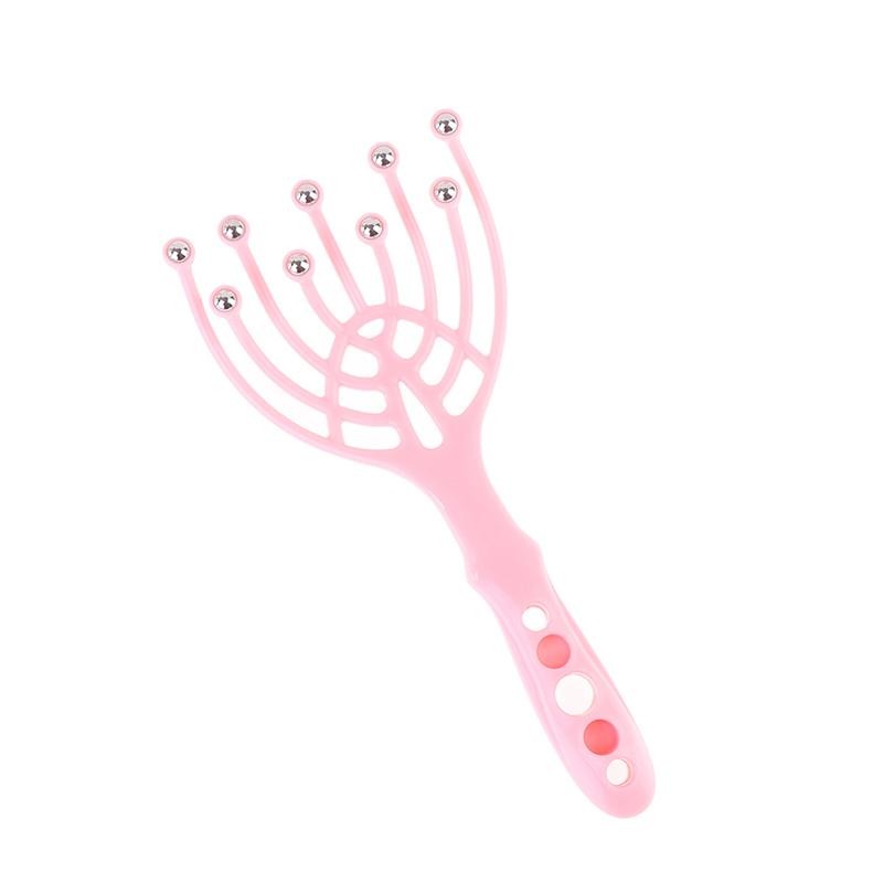 Массажер для головы осьминога, расслабляющее средство для головы, снимает стресс, акупунктурные точки, уход за волосами, когтями