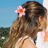 Plumeria Candy Color Fairy Hair Clip - Elegant Shark Clip Accessory