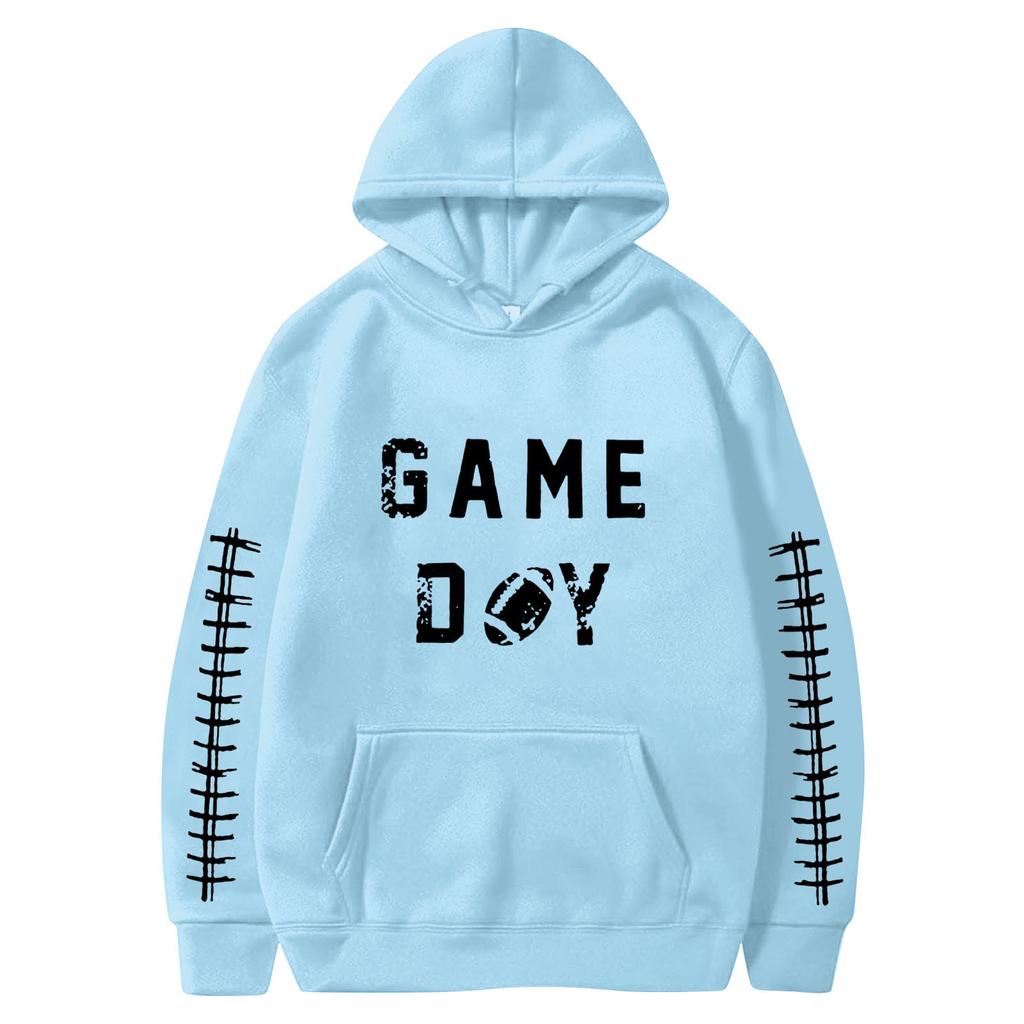 Женская однотонная толстовка с капюшоном и длинным рукавом с принтом