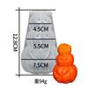 Halloween Creative Handmade Pumpkin Candle Silicone Mold DIY Candle Making Soap Resin Chocolate Beeswax Mold Christmas Gifts