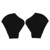 2Pcs Swimming Webbed Gloves Open Fingers Adjustable Swimming Training Gloves with Wrist Strap for Swimming Diving Black
