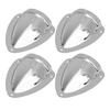 4PCS Marine Wire Cable Vent Cover 316 Stainless Steel Clamshell Cable Cover Hole Ventilator for Yacht RV Sailboats