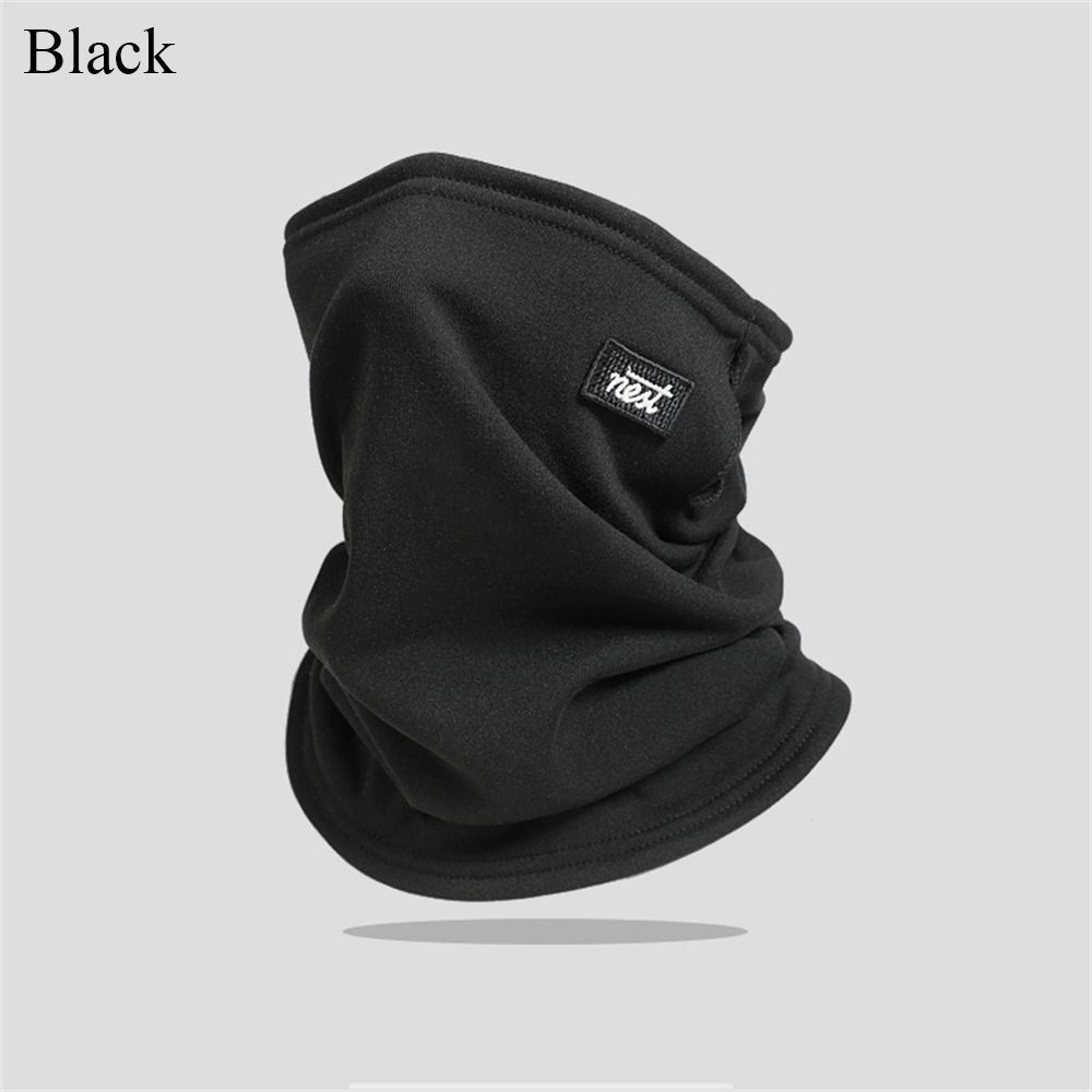 Solid Color Neck Gaiter Fleece Half Face Mask Fashion Ski Tube Scarf Men & Women