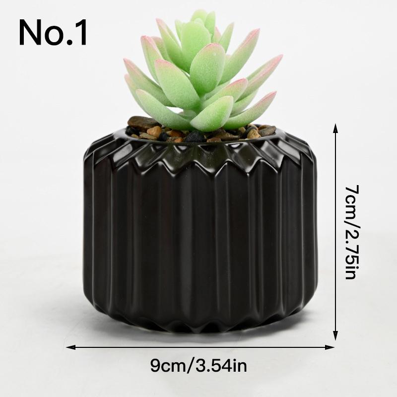 Простой керамический цветочный горшок, сочный горшок, кашпо, домашний декор, настольные украшения, садовые принадлежности, горшок для растений бонсай