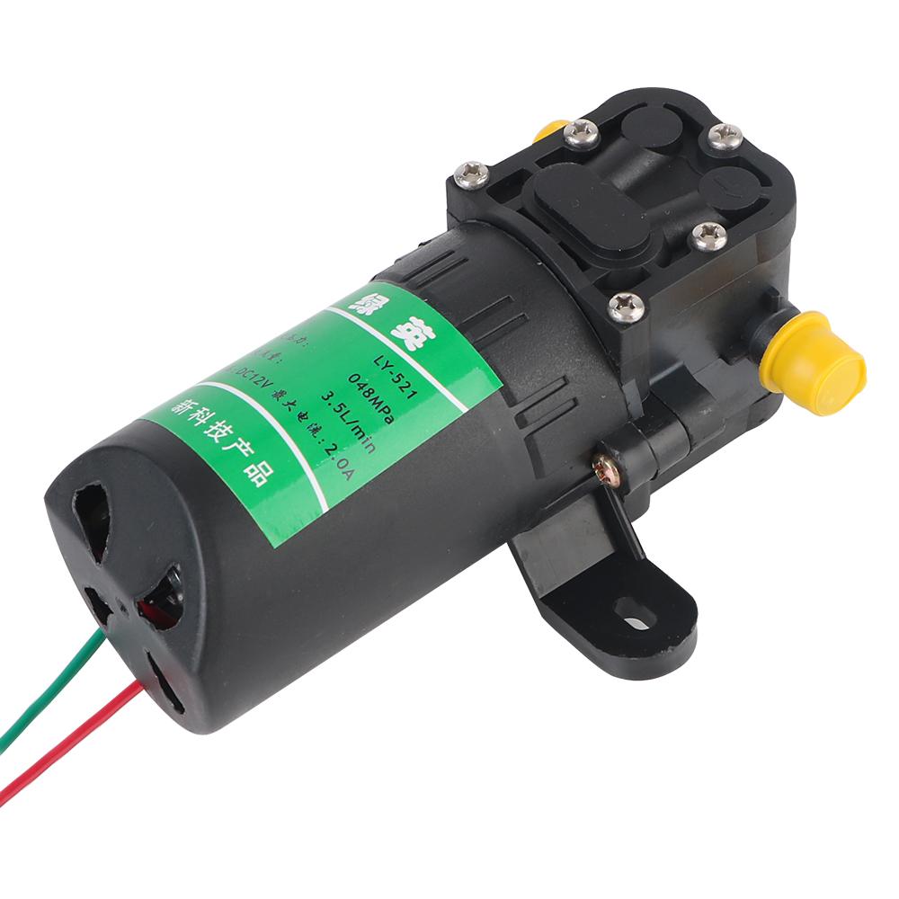 Сельскохозяйственный электрический водяной насос, прочный 3,5 л/мин, микромембранный распылитель воды высокого давления, автомойка, аксессуары для опрыскивателя DC12V