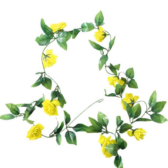 Искусственные розы, вечные, прочные, висящие, очаровательные, ландшафтный дизайн, цветок плюща, виноградная лоза, садовый декор