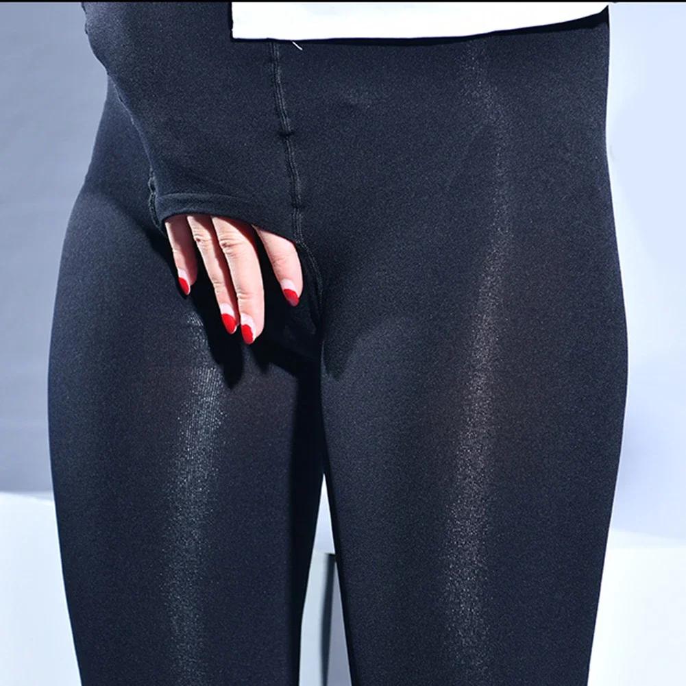 Мужские термоштаны с открытой промежностью Long Johns Теплое нижнее белье Базовый слой Нижняя часть Термоколготки Эластичные длинные леггинсы для мужчин