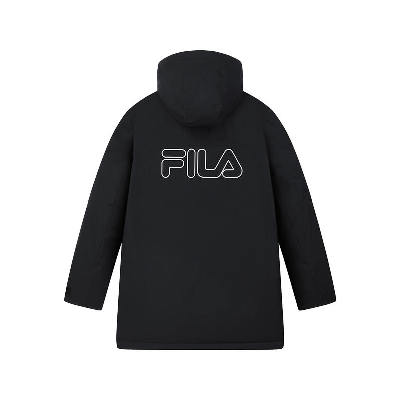 Новый пуховик FILA мужской, цвет «реактивный черный» F11M449903F-BK