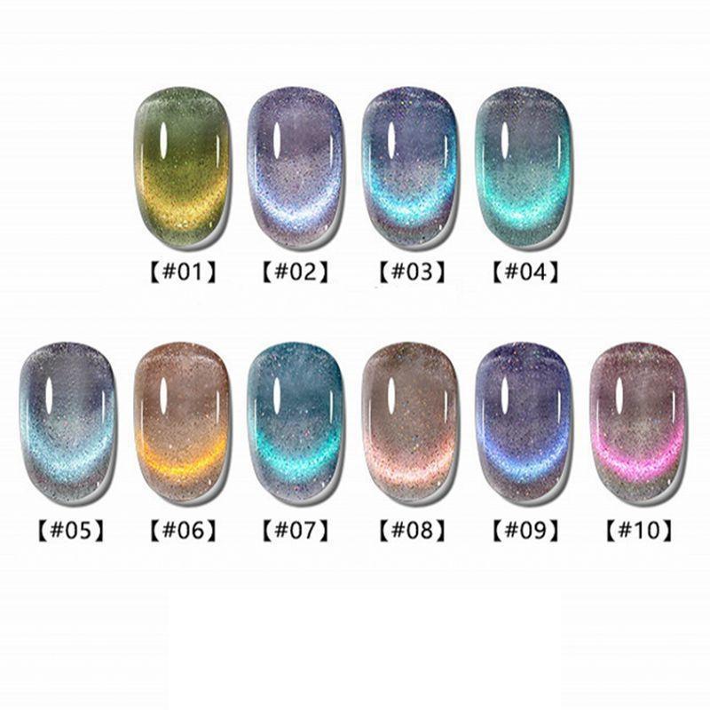 8 мл 9D Cat Магнитный гель-лак для ногтей Soak Off Gel Nail Art УФ-гель-лак