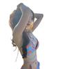 1011 new swimsuit slim split sexy neck strap two-piece set beach babes soaking in hot spring ins wind