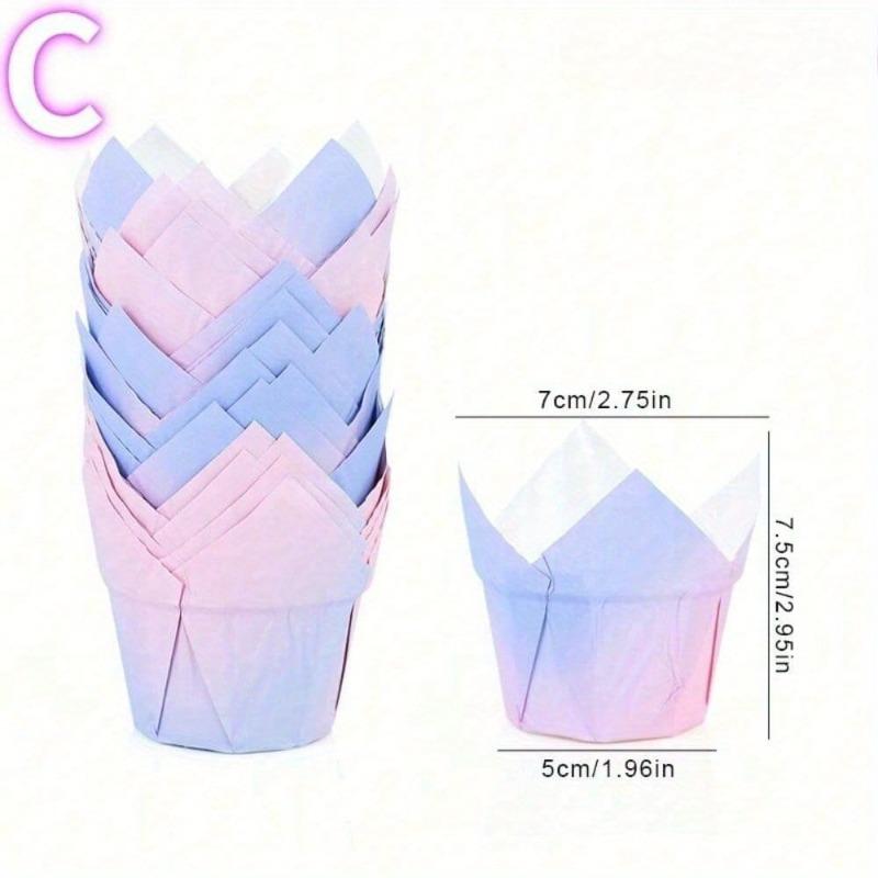 Greaseproof Paper Baking Cups Muffin Liners for Cake Decorating Household Kitchen Bakeware Tools Disposable Cupcake Wrappers