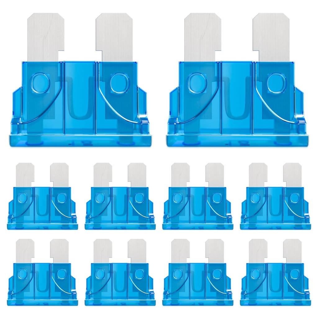 30A Standard Car Fuses 30 Amp Automotive ATC ATO Blade Fuse 30 AMP Auto Fusibles for RV Truck SUV Camper (Pack of 50Pcs)