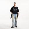 Jack&Jones Мужская футболка с коротким рукавом свободного кроя с принтом букв
