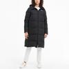 Puma Logo Printed Letter Zipper Hooded Long Sleeve Down Jacket Women Jacket Black 585107-01