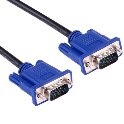 1,5 м Высококачественный кабель VGA 15-контактный папа к VGA 15-контактный папа для ЖК-монитора / проектора