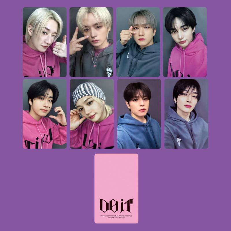 Skzoo Stray Kids DOIT KARMA Поп-ап Фотокарточки Хёнджин Бан Чан Хан Идол Коллекционные Карточки Для Фанатов Коллекционера Подарок
