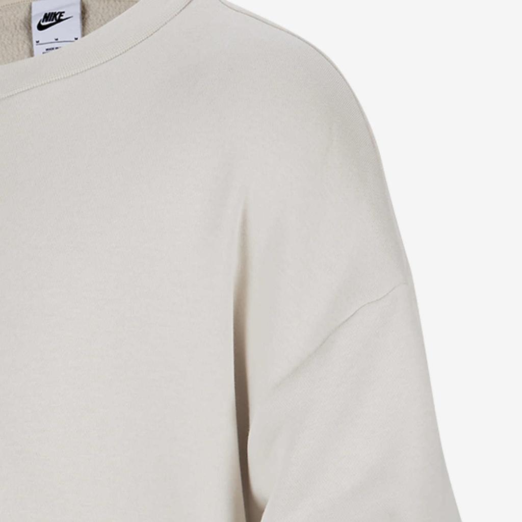 Nike Свитшот с круглым вырезом и вышитым логотипом, детские топы Light-Bone FQ6993-072