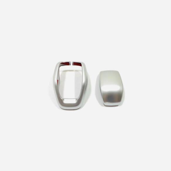 Matte silver Car Gear Shift Knob Cover Trim For Toyota Grand Highlander 2024