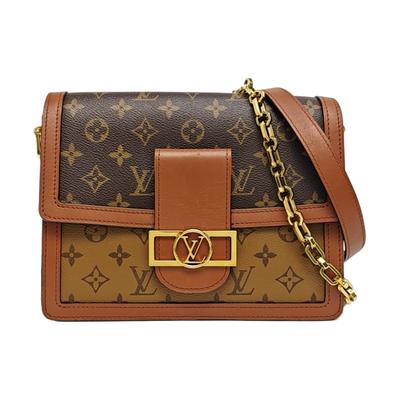 [Б/У] Dauphine Mm 'Коричневый холст Monogram Reverse' - Очень хорошее состояние #N4CBR8