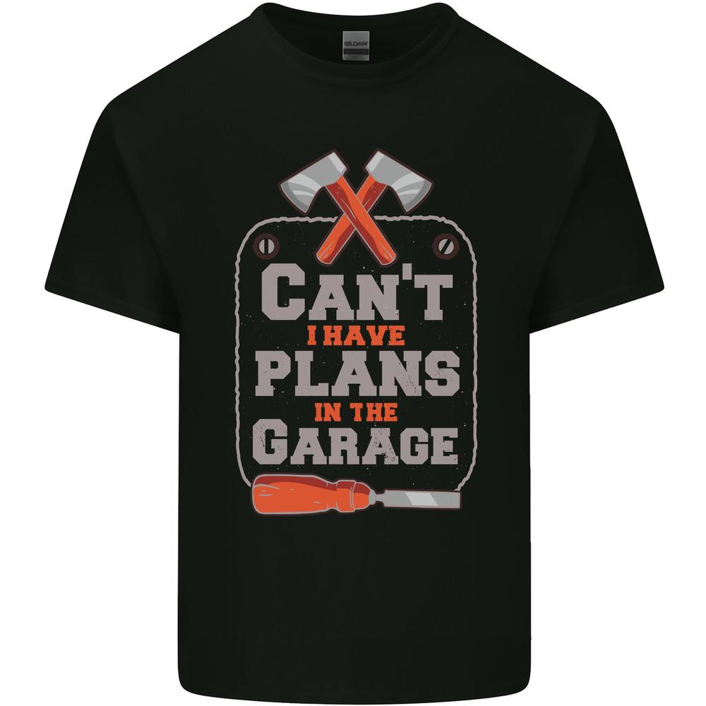 Plans In the Garage Carpenter DIY Tradesman Mens Light Cotton T-Shirt Unisex T-Shirt