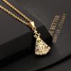 Fashion Micro-Set Multi- Zircon Necklace Pendant Jewelry For Women