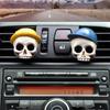 Skull Car Air Fresheners Vent Clips Car Scent Diffuser Automotive Air Fresheners 2Pcs Car Air Freshener Clips Car Interior