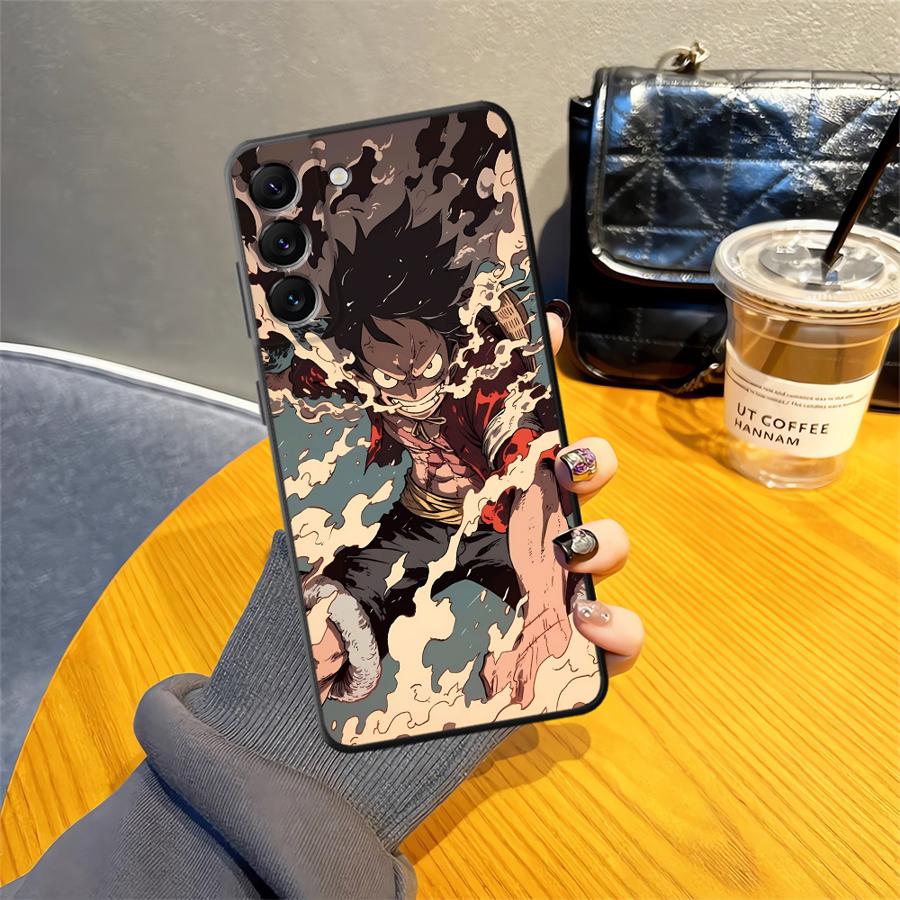 Крутой аниме чехол с Луффи для Samsung Galaxy A05 A01 A02 A50 A70 A03 Note 20 Ultra 9 10 A04 A07 A06 A30 A40 A10 A20